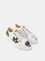 Goby white polka dot sneakers Pretty Little Kitty
