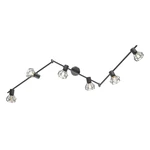Czarna lampa punktowa 8x148 cm Ran – Fischer & Honsel