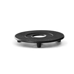 Czarna żeliwna podstawka pod czajnik Bredemeijer Jing, ⌀ 13,4 cm
