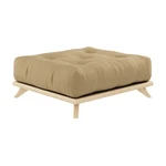 Podnóżek Karup Design Senza Natural Clear/Wheat Beige