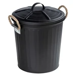 Czarny kosz Wenko Gara Matt, obj. 6 l