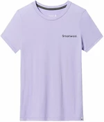 Smartwool Women's Explore the Unknown Graphic Short Sleeve Tee Slim Fit Ultra Violet S T-shirt outdoor