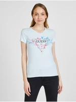 Light blue women's T-shirt Guess - Women