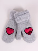 Yoclub Woman's Women's Single-Finger Double-Layer Gloves RED-0101K-AA10-008