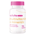 Pilulka Selection Multivitamin s minerály s Echinaceou + Koenzym Q10 75 kapslí