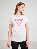 Light pink women's T-shirt Guess - Women