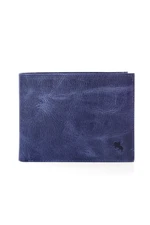 Polo Air Genuine Navy Blue Leather Wallet