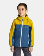 Žlto-modrá chlapčenská softdhellová bunda Kilpi Ravio-J