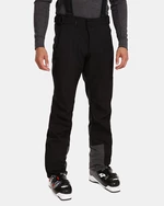 Čierne pánske softshellové lyžiarske nohavice Kilpi RHEA