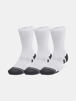 Under Armour Socks UA Performance Tech 3pk Crew-WHT - unisex