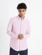 Svetlo fialová pánska košeľa Celio Daxford
