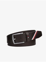 Dark Brown Men's Leather Strap Tommy Hilfiger Denton - Men's