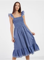 Modré dámske šaty VILA Milly
