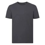 Dark Grey Men's T-shirt Pure Organic Russell