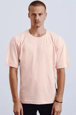 Růžové pánské tričko Dstreet