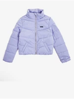 Světle fialová holčičí zimní prošívaná bunda VANS - Holky