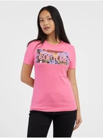 Růžové dámské tričko Versace Jeans Couture - Dámské