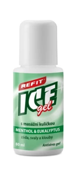 Refit Ice Masážní gel s mentholem a ekualyptem roll–on 80 g