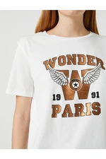 Koton 3sak50253ek Women's T-shirts White