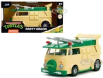 Party Wagon Green and Beige "Teenage Mutant Ninja Turtles" "Hollywood Rides" Series Diecast Model Car by Jada