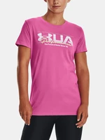 Under Armour T-Shirt UA VINTAGE PERFORMANCE SS-PNK - Women