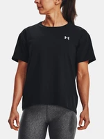 Under Armour T-Shirt UA Esential Cttn Stretch Tee-BLK - Women