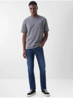 Dark Blue Mens Slim Fit Jeans - Men