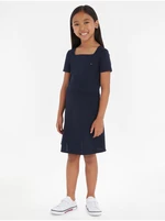 Dark blue girls' dress Tommy Hilfiger - Girls