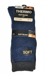 WiK 23402 Thermo Softbund Pánské ponožky 39-42 černá 