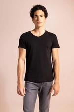 DEFACTO Slim Fit V Neck T-Shirt