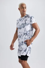 DEFACTO Slim Fit Crew Neck Printed T-Shirt