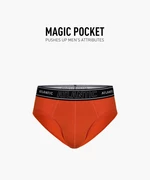 Men's briefs ATLANTIC Magic Pocket - orange