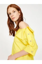 Koton Blouse - Yellow - Regular fit