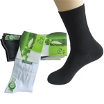 6 Pairs/lot Men's Socks Factory Price Anti-Bacteria Anti-odor Bamboo Fiber Male Short Sock Solid Color Black Cotton Sock Meias