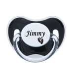 MIYOCAR personalized any name colorful lovely foot print pacifier dummy BPA free unique gift for new born baby shower