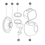 XIMYRA Wearable Breast Pump Accessories Silicone Flanges Breast Shield Valve Diaphragm Linker Collection Cup for S9 S10 S12 S13R
