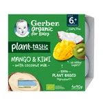 Gerber Organic Rastlinný dezert Mango a kiwi