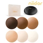 Niidor Ultrathin Breathable Silicone Nipple Covers Sticky Pasties for Women Adhesive Breast Skin Color Bra with Travel Box