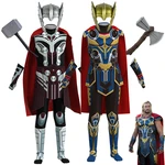 2023 New Halloween Thor Love and Thunder Cosplay Adult Kids Carnival Doctor Strange Moon Knight Wanda Vision Scarlet Clothes