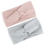 1 PCS Spring Summer Solid Color Baby Headband Girls Twisted Knotted Thread Soft Elastic Baby Girl Headbands Hair Accessories