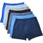 3/4/5pcs Men Boxer Underwear Cotton Boxers Panties Comfortable Mens Underpants Sexy Cuecas Trunks Brand Shorts Men Boxer 5XL
