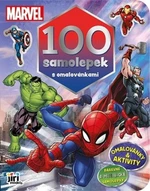 100 samolepek s omalovánkami Marvel