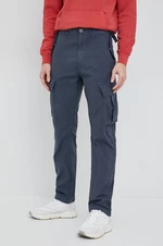 Kalhoty Pepe Jeans pánské, tmavomodrá barva, ve střihu cargo