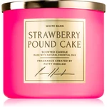 Bath & Body Works Strawberry Pound Cake vonná sviečka 411 g