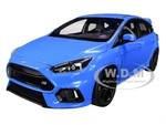 2016 Ford Focus RS Nitrous Blue Metallic 1/18 Model Car by Autoart