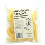 NATURAL JIHLAVA Kukuřično-jáhlové křupky jahoda jablko  bez lepku natural 40 g