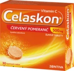 Celaskon Vitamín C 500mg červený pomeranč 30 šumivých tablet