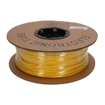 Označovací oválná PVC bužírka, průměr 2,0-2,8mm, průřez 0,75-1,0mm, žlutá, 100m