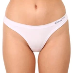 Women's thongs Gina bamboo white