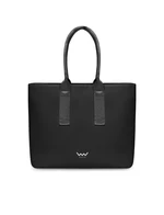Black women's handbag with cosmetic bag VUCH Gabi Casual Black